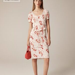 Rouje X J.Crew Poème floral skirt in vintage floral size 2x NEW with tags.